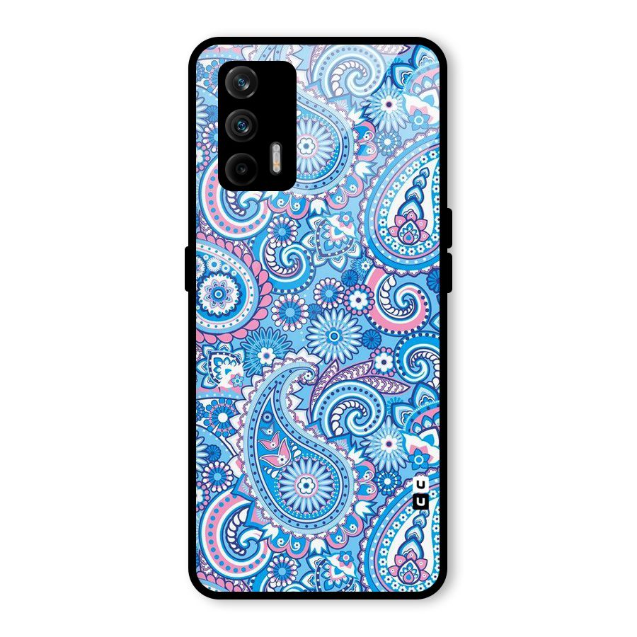Artistic Blue Art Glass Back Case for Realme GT 5G
