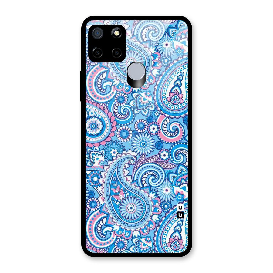 Artistic Blue Art Glass Back Case for Realme Narzo 20