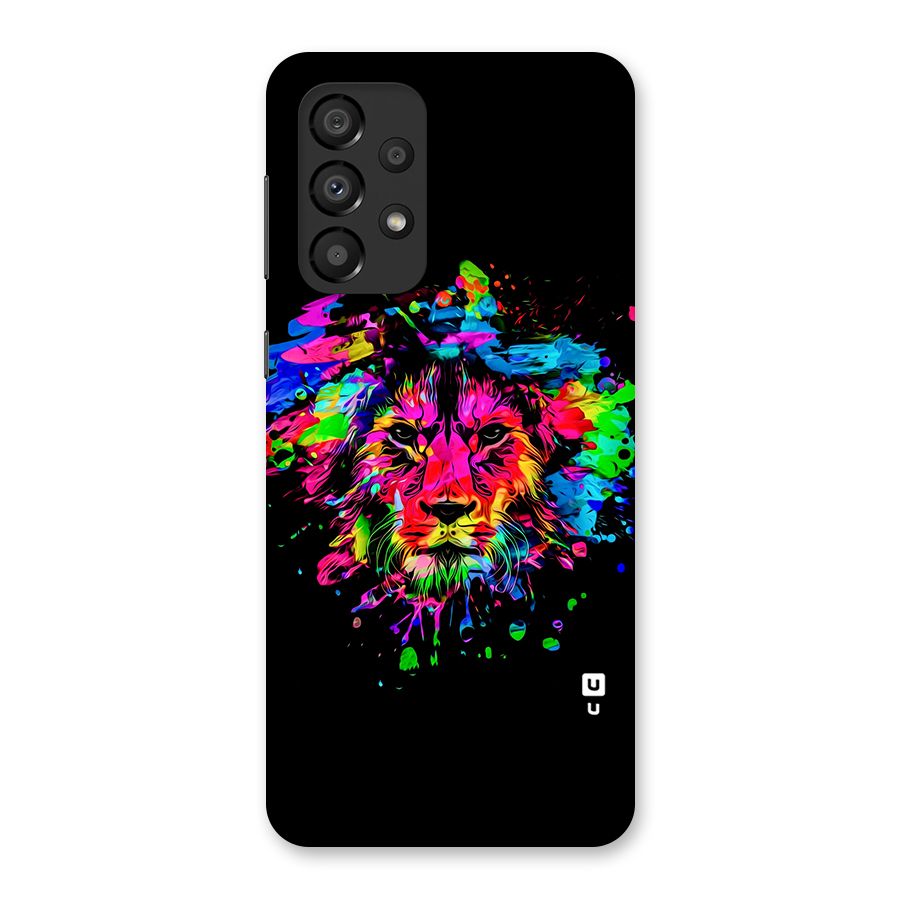 Artistic Lion Art Splash Back Case for Galaxy A33 5G