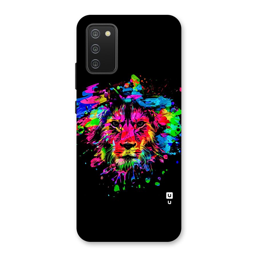 Artistic Lion Art Splash Back Case for Galaxy M02s