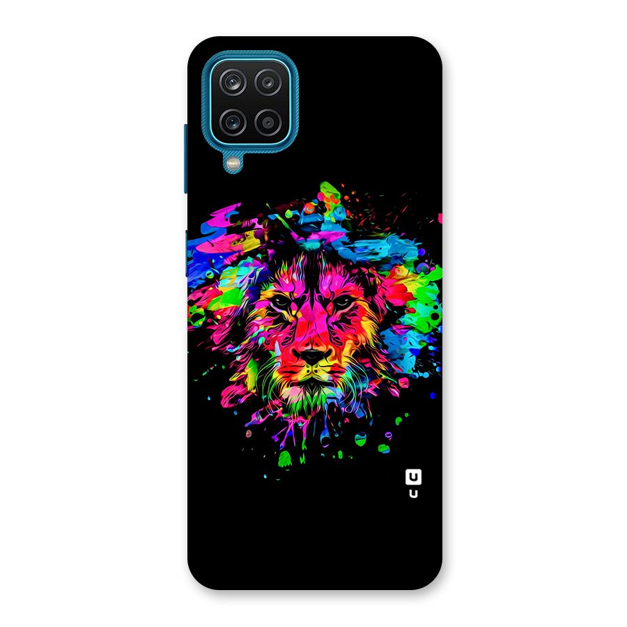 Artistic Lion Art Splash Back Case for Galaxy M12