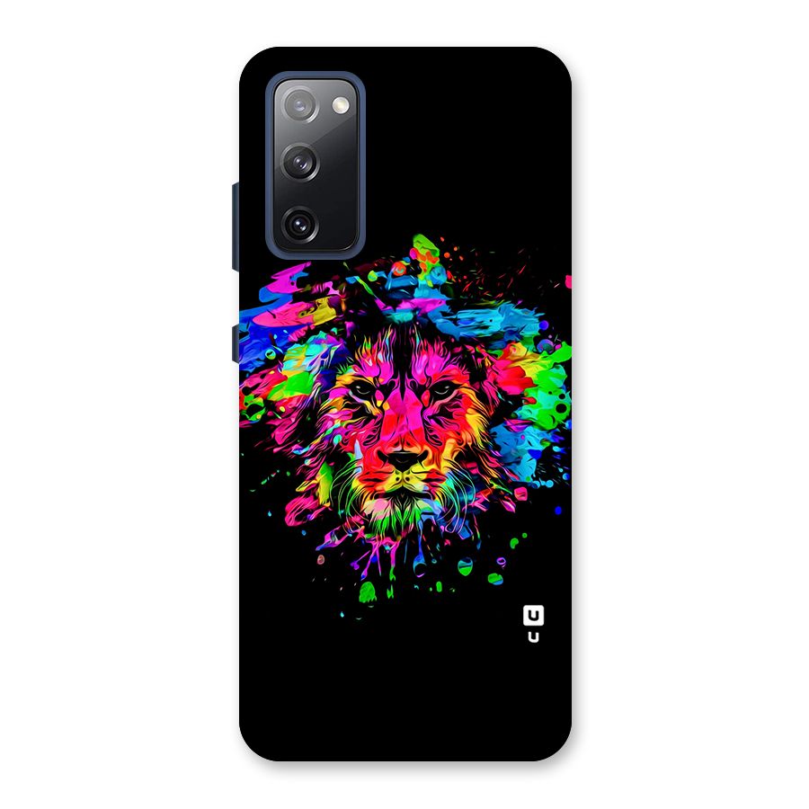 Artistic Lion Art Splash Back Case for Galaxy S20 FE