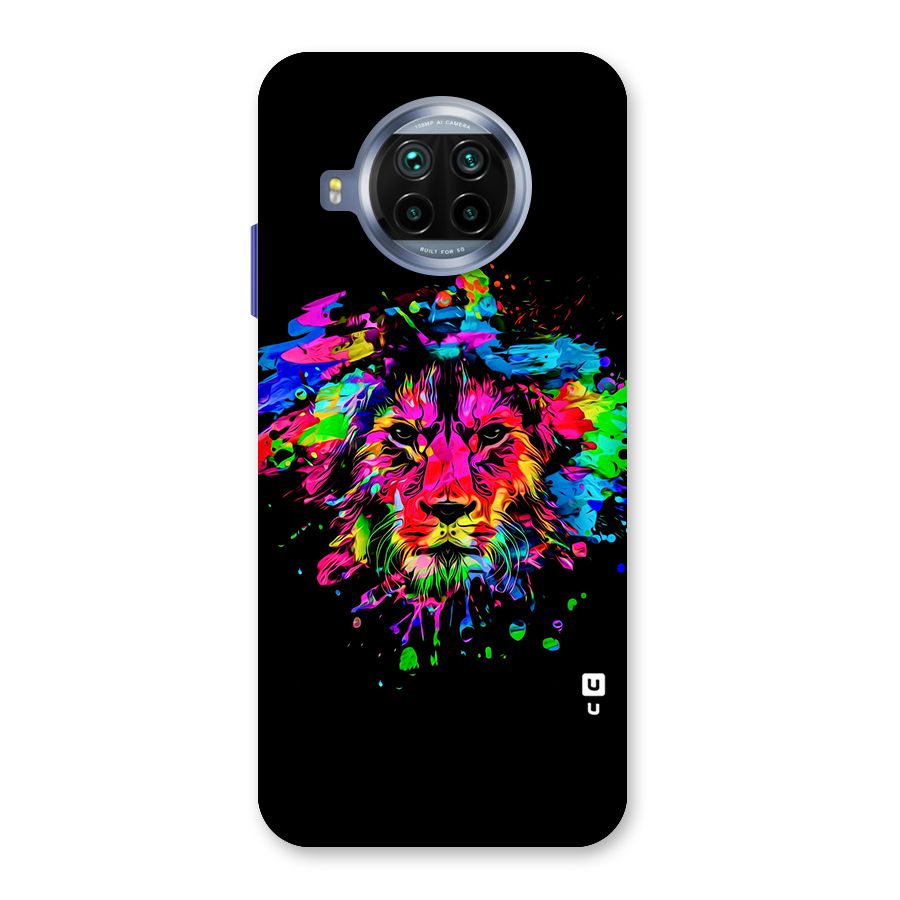 Artistic Lion Art Splash Back Case for Mi 10i