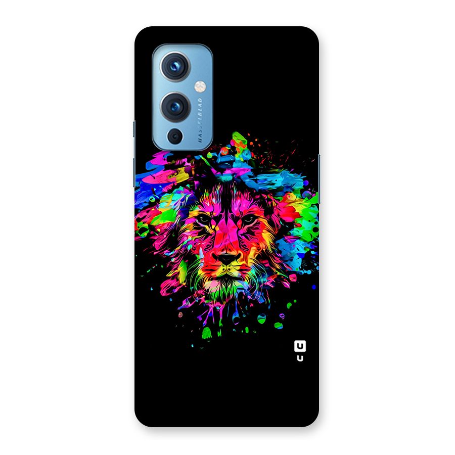 Artistic Lion Art Splash Back Case for OnePlus 9