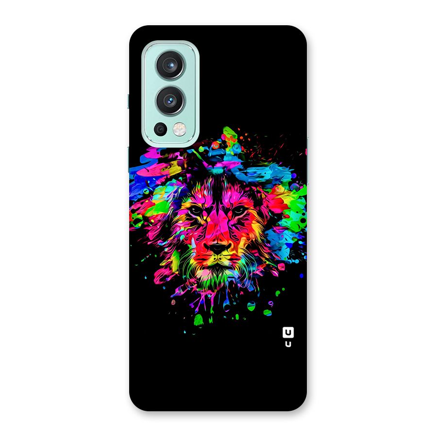 Artistic Lion Art Splash Back Case for OnePlus Nord 2 5G