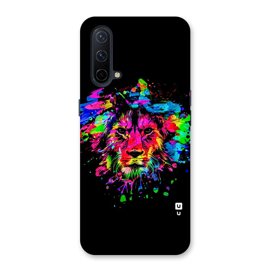 Artistic Lion Art Splash Back Case for OnePlus Nord CE 5G