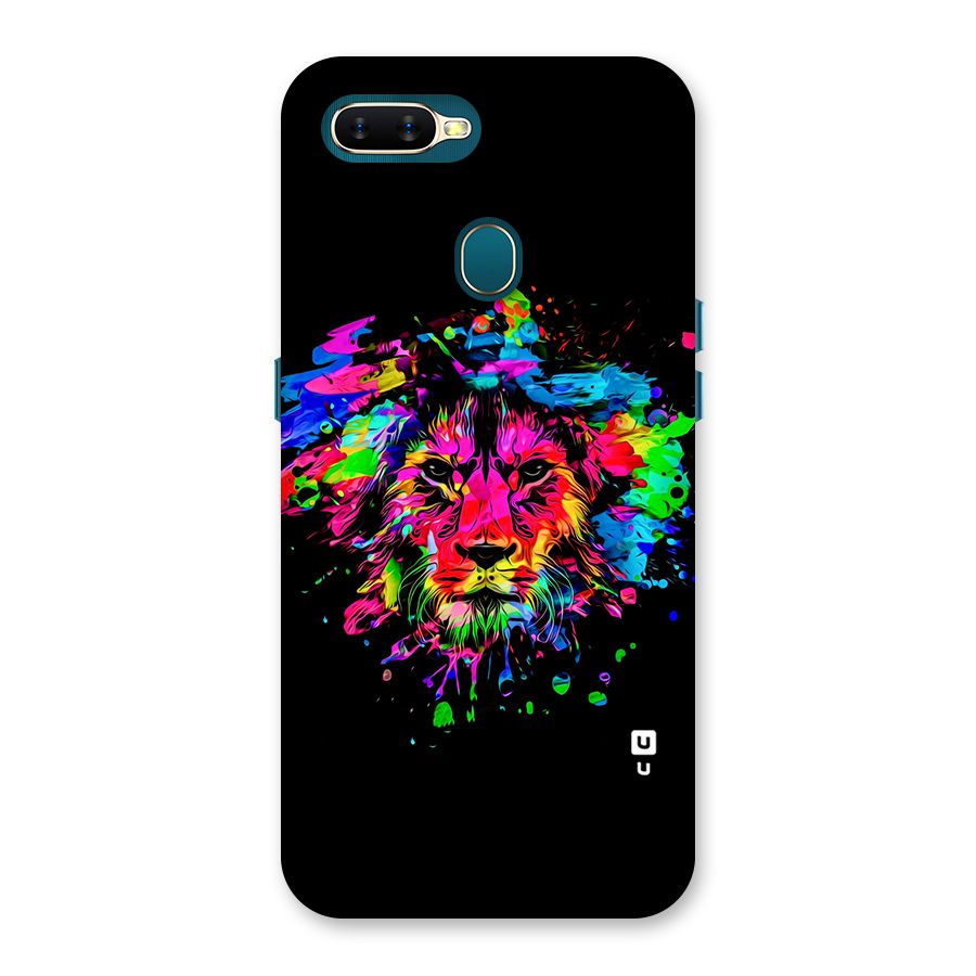 Artistic Lion Art Splash Back Case for Oppo A11k