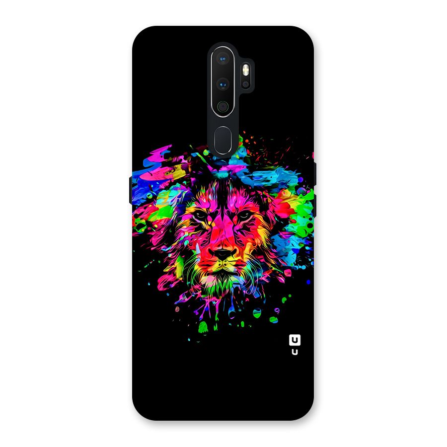 Artistic Lion Art Splash Back Case for Oppo A5 (2020)