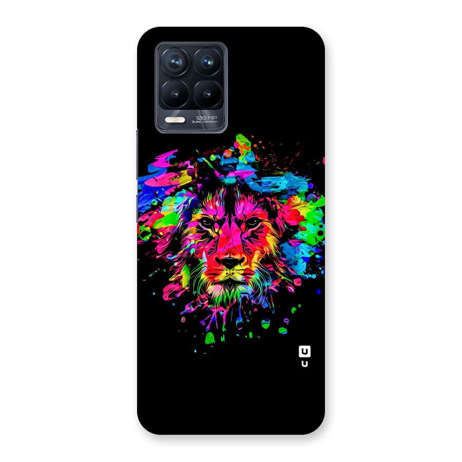 Artistic Lion Art Splash Back Case for Realme 8 Pro