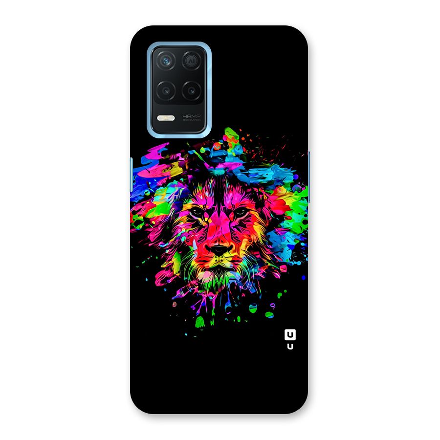 Artistic Lion Art Splash Back Case for Realme Narzo 30 5G