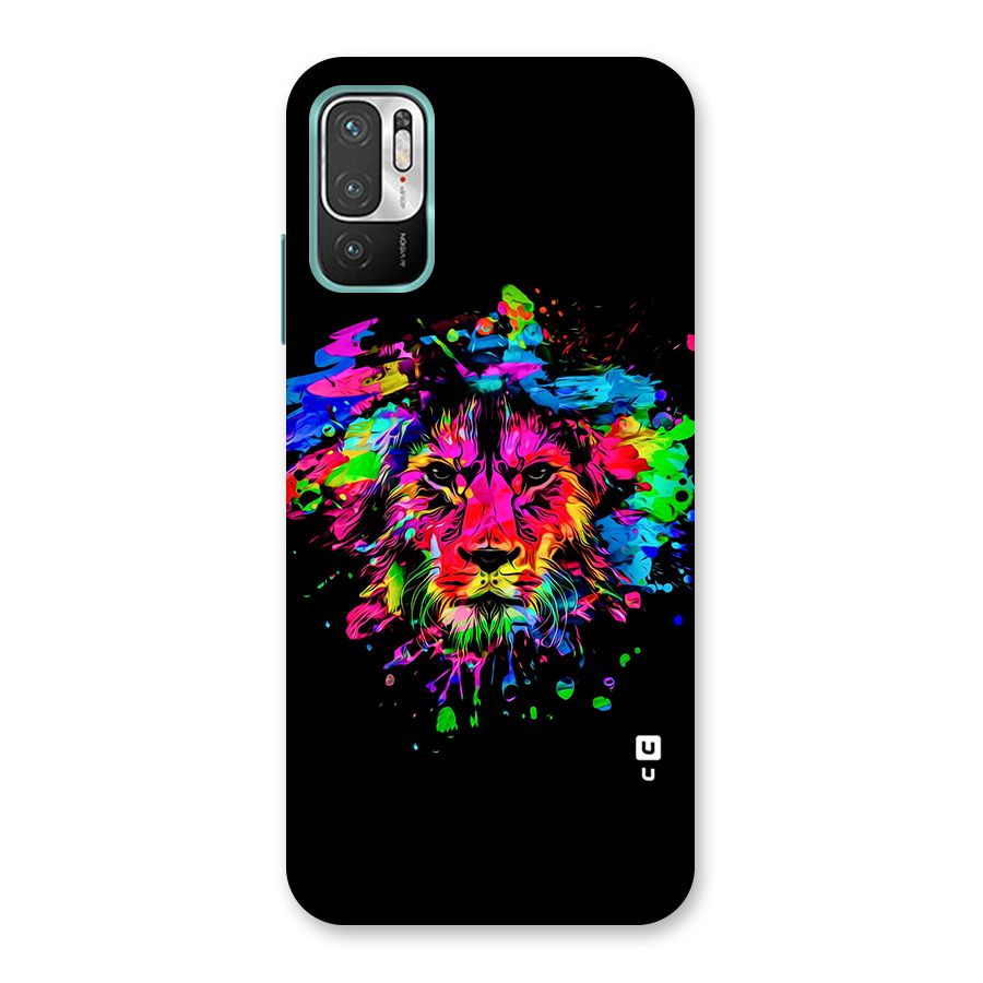 Artistic Lion Art Splash Back Case for Redmi Note 10T 5G