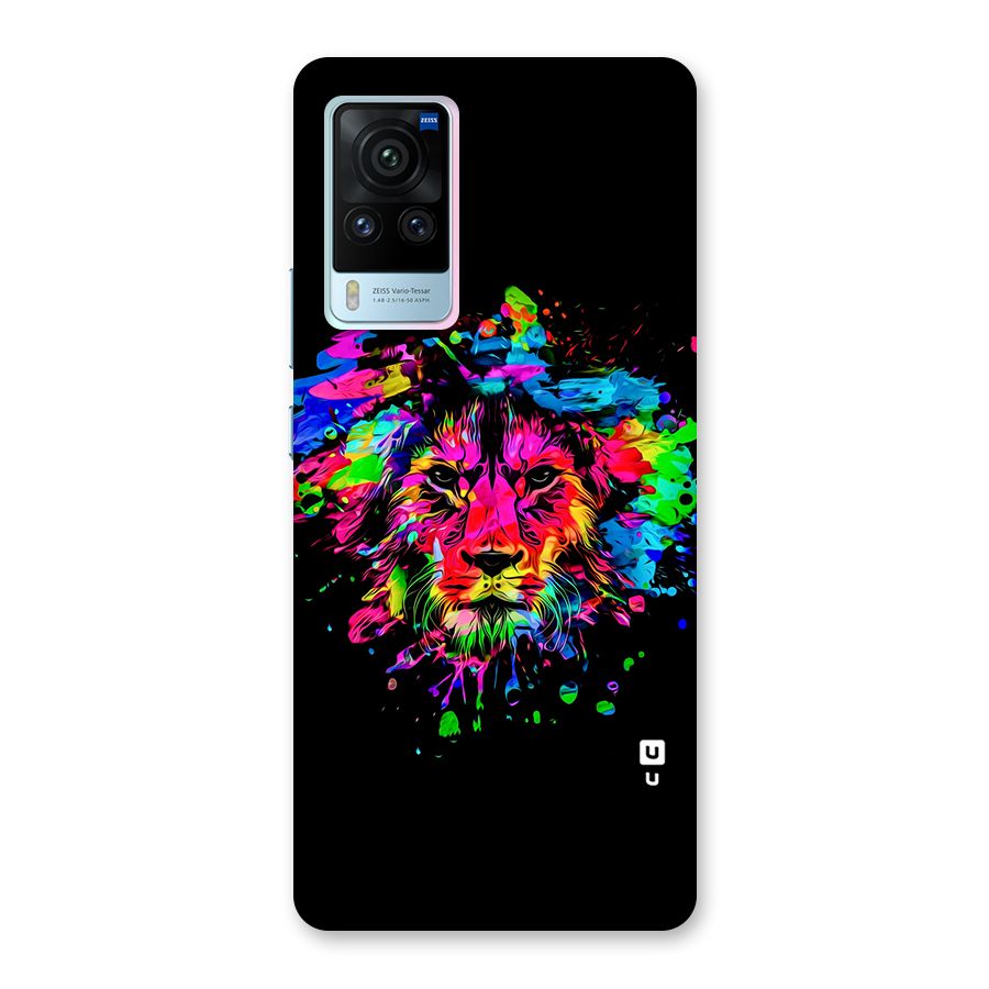Artistic Lion Art Splash Back Case for Vivo X60 Pro