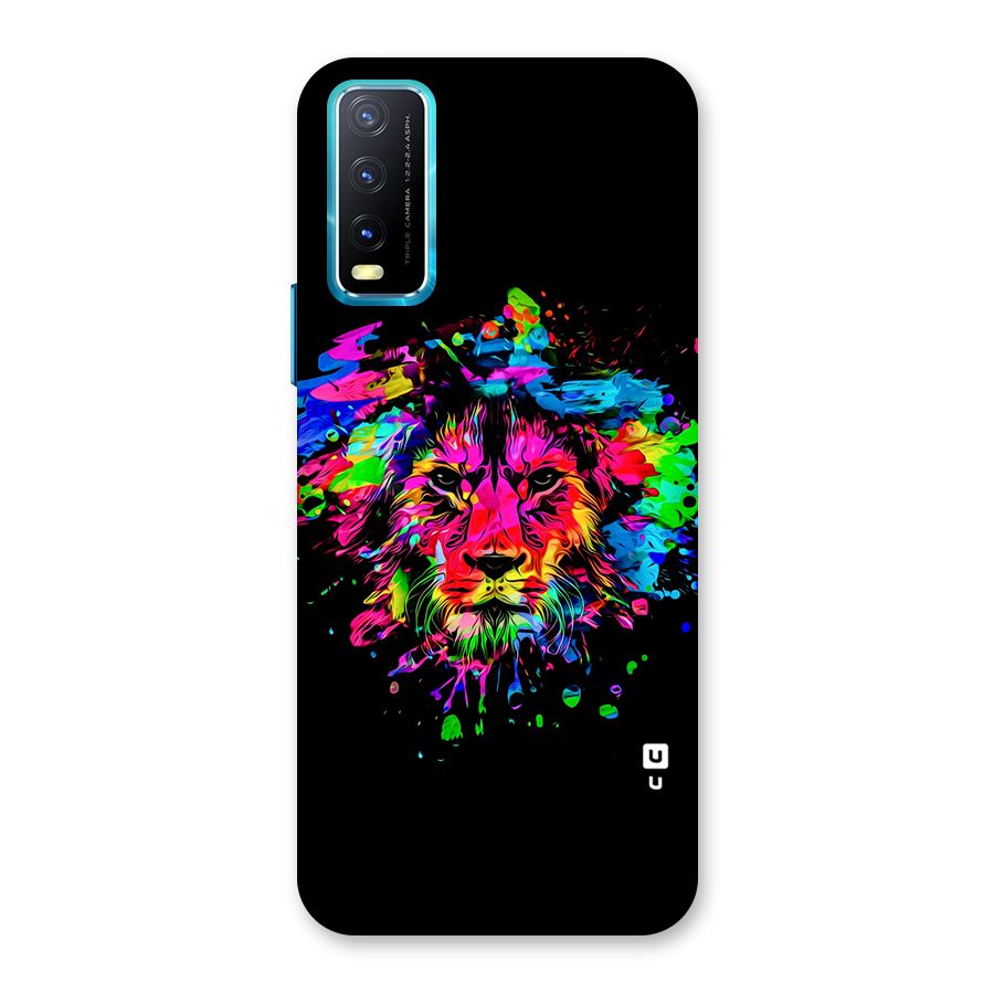 Artistic Lion Art Splash Back Case for Vivo Y20A
