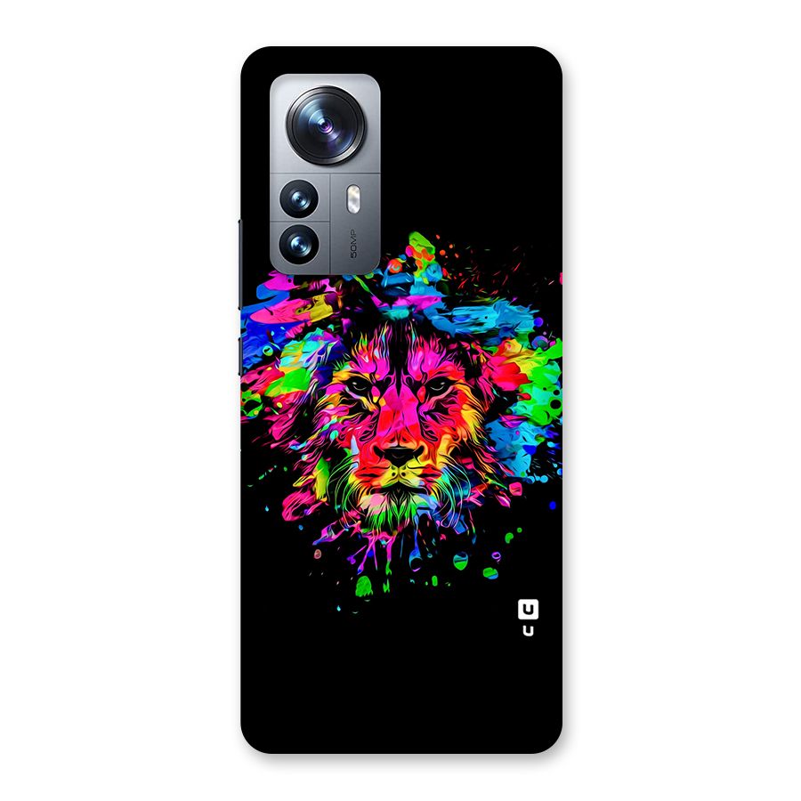 Artistic Lion Art Splash Back Case for Xiaomi 12 Pro