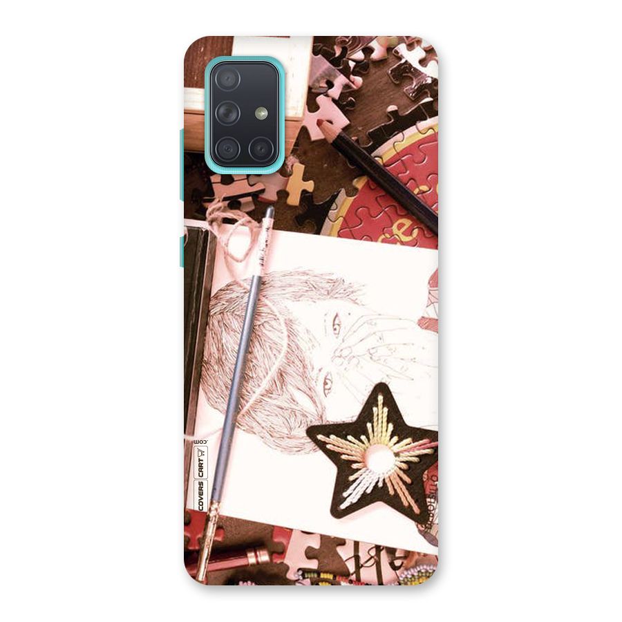 Artistic Messy Back Case for Galaxy A71