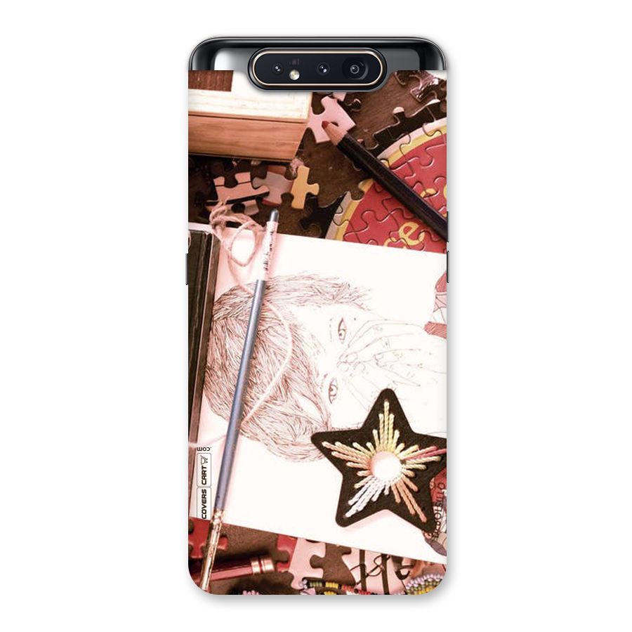 Artistic Messy Back Case for Galaxy A80