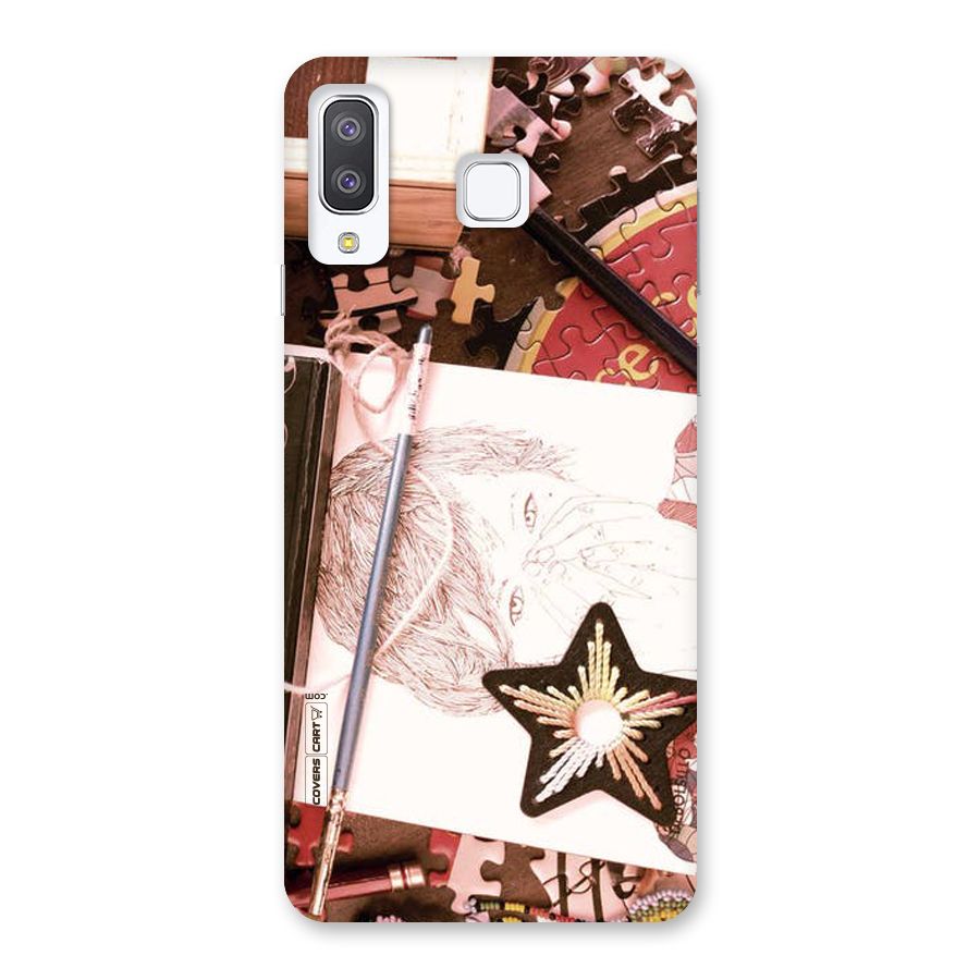 Artistic Messy Back Case for Galaxy A8 Star