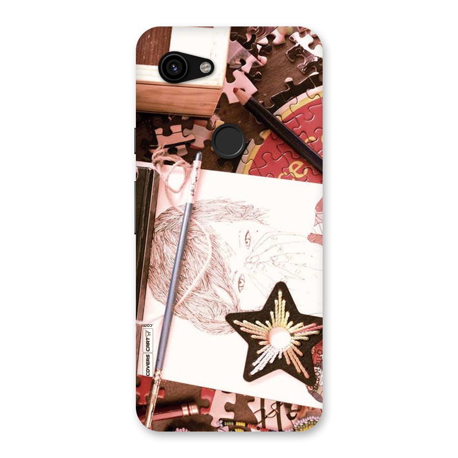 Artistic Messy Back Case for Google Pixel 3a