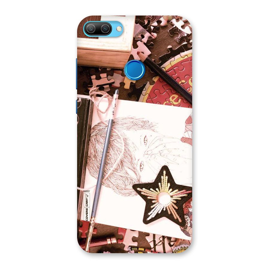 Artistic Messy Back Case for Honor 9N