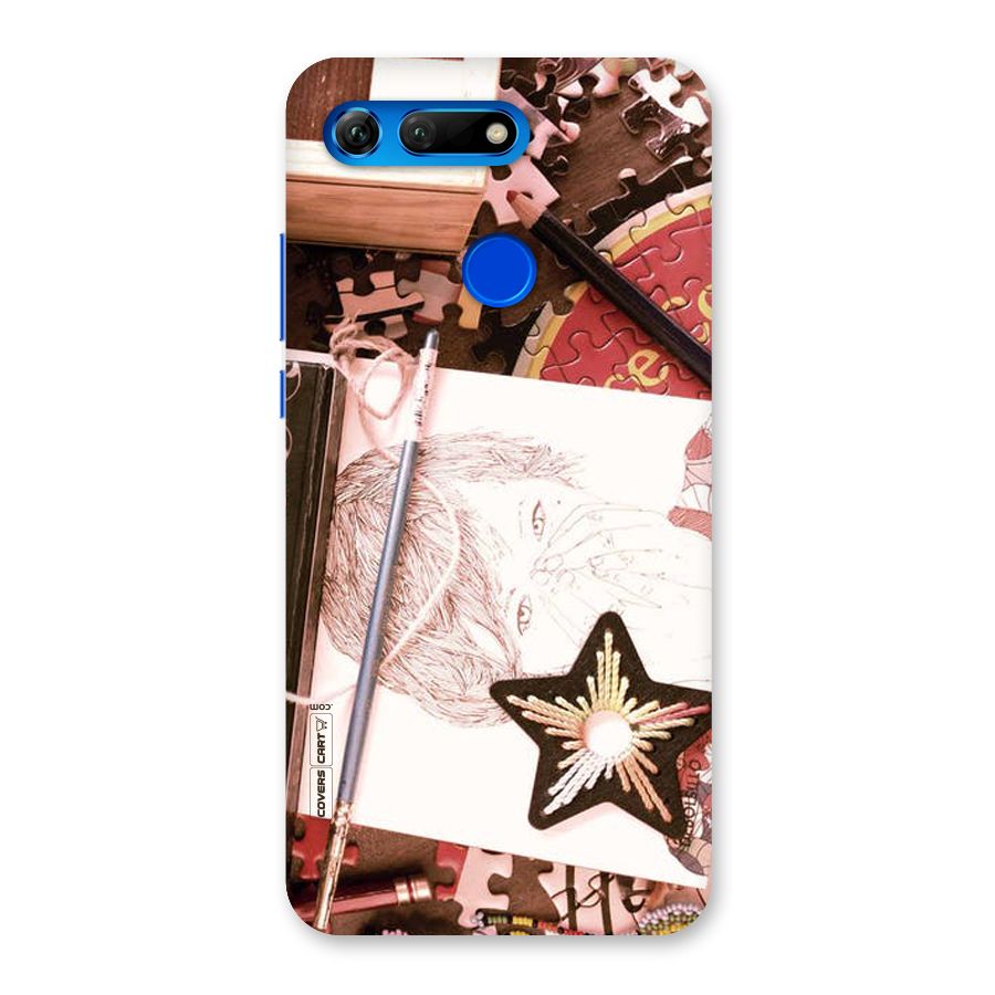 Artistic Messy Back Case for Honor View 20