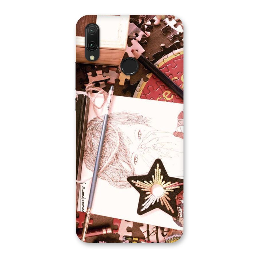 Artistic Messy Back Case for Huawei Y9 (2019)