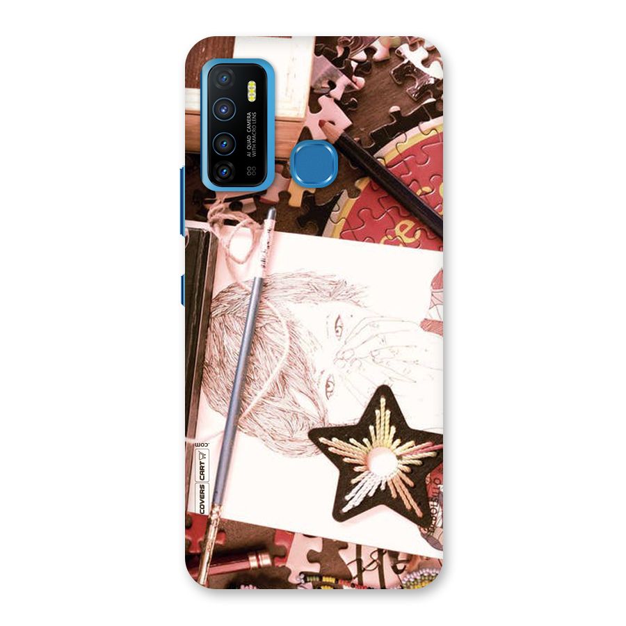 Artistic Messy Back Case for Infinix Hot 9
