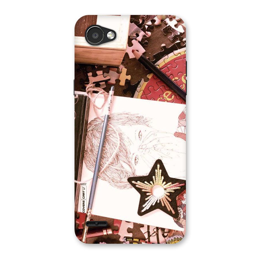 Artistic Messy Back Case for LG Q6