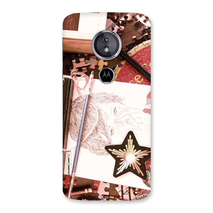 Artistic Messy Back Case for Moto E5
