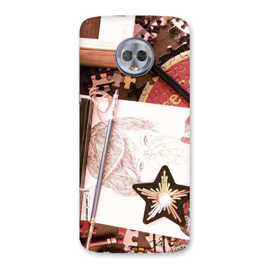 Artistic Messy Back Case for Moto G6 Plus