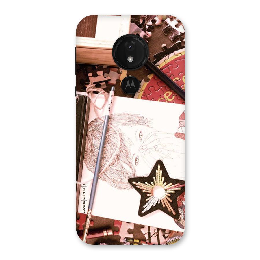 Artistic Messy Back Case for Moto G7 Power