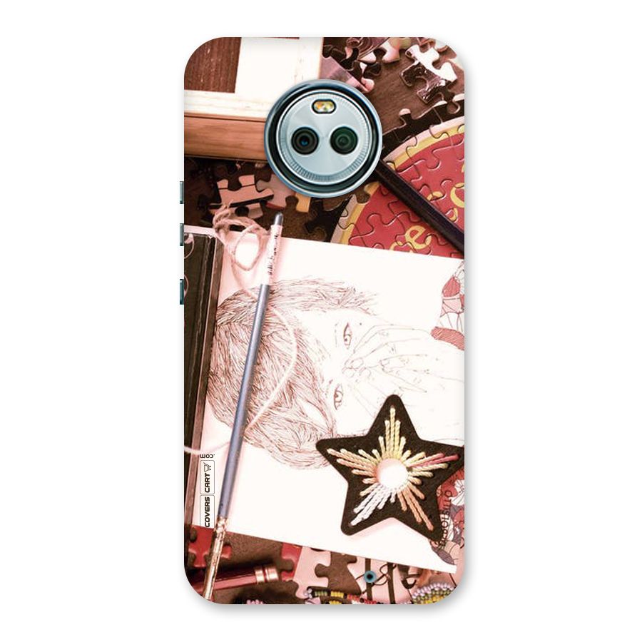 Artistic Messy Back Case for Moto X4