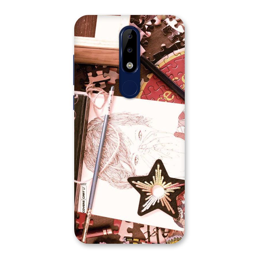 Artistic Messy Back Case for Nokia 5.1 Plus