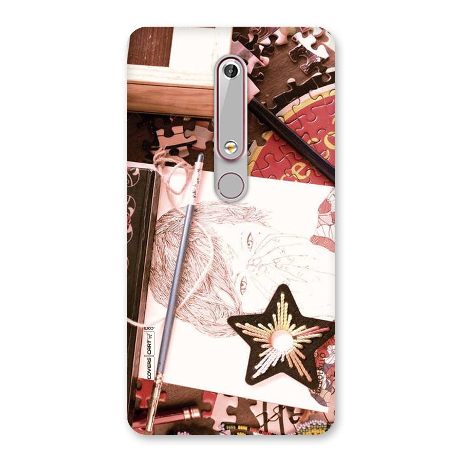 Artistic Messy Back Case for Nokia 6.1