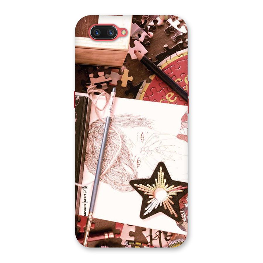 Artistic Messy Back Case for Oppo A3s