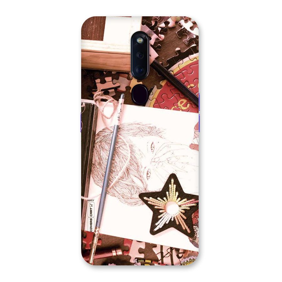 Artistic Messy Back Case for Oppo F11 Pro