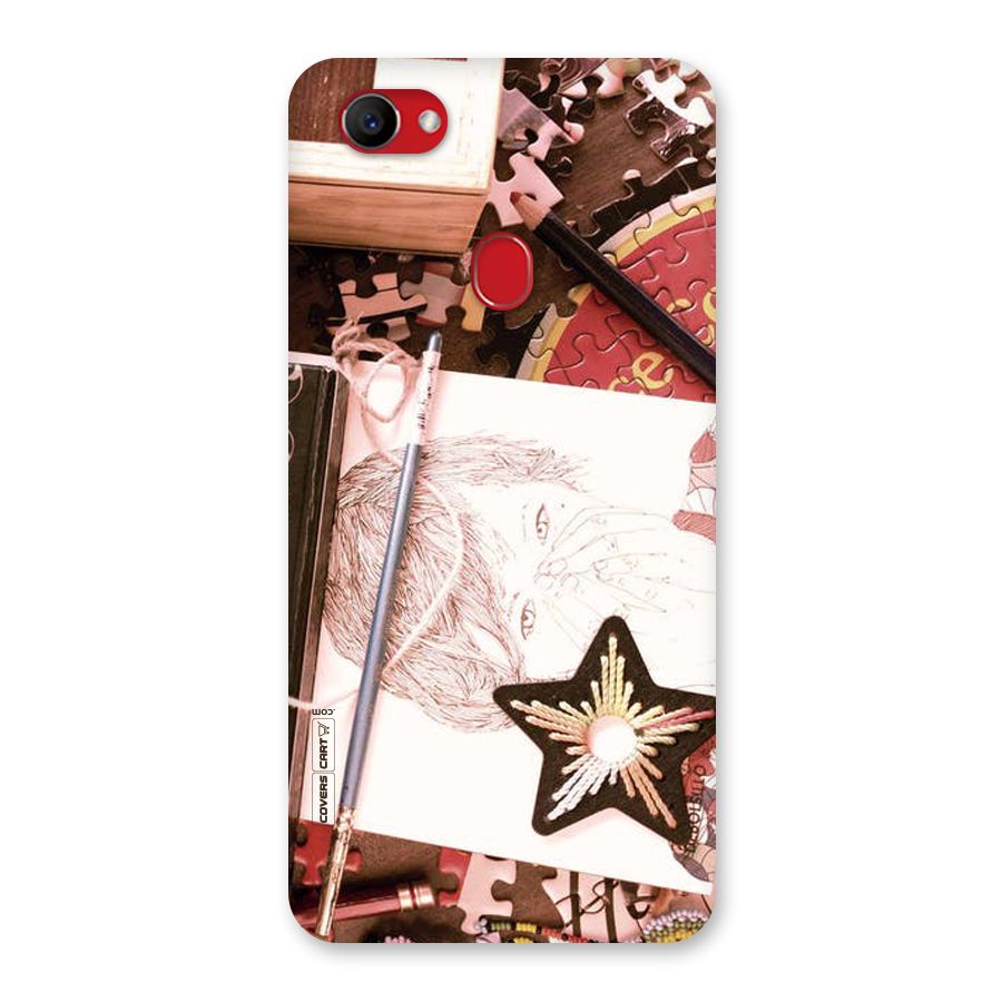 Artistic Messy Back Case for Oppo F7