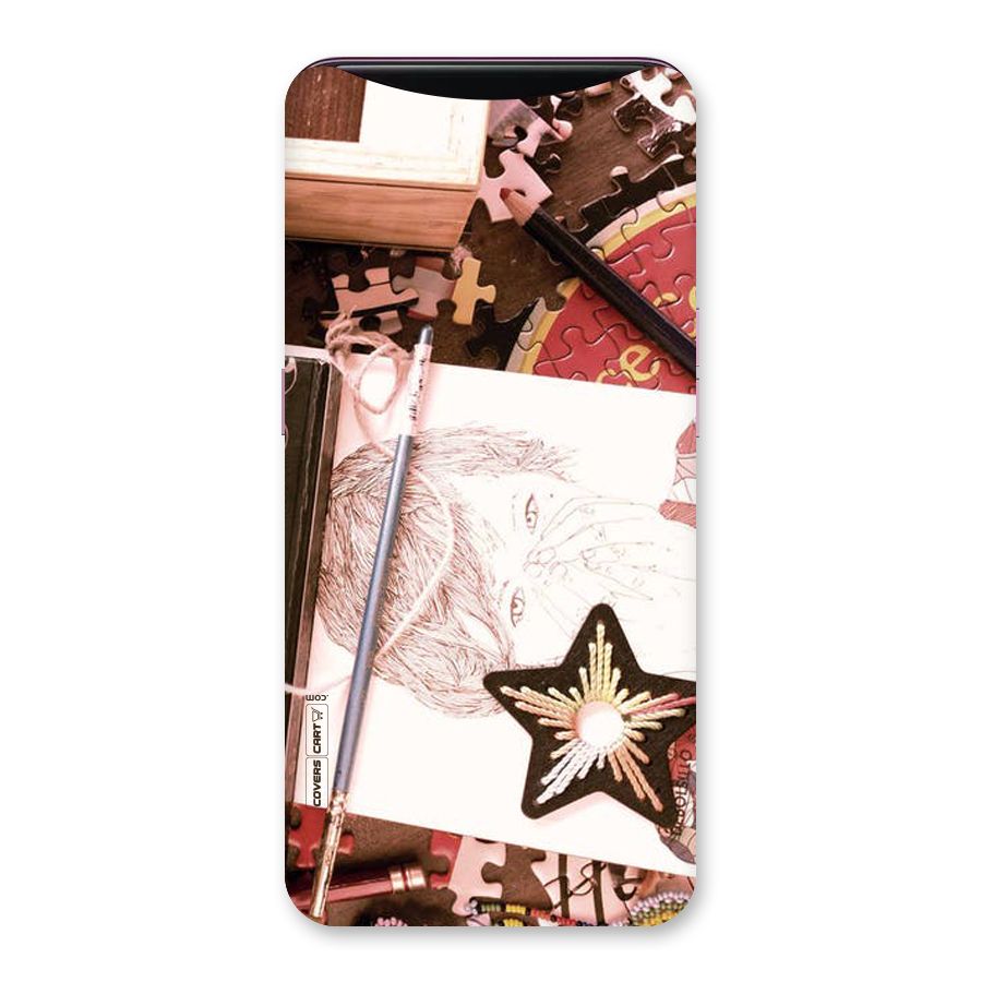 Artistic Messy Back Case for Oppo Find X
