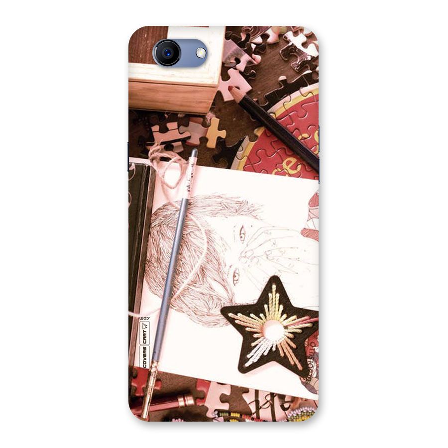 Artistic Messy Back Case for Oppo Realme 1