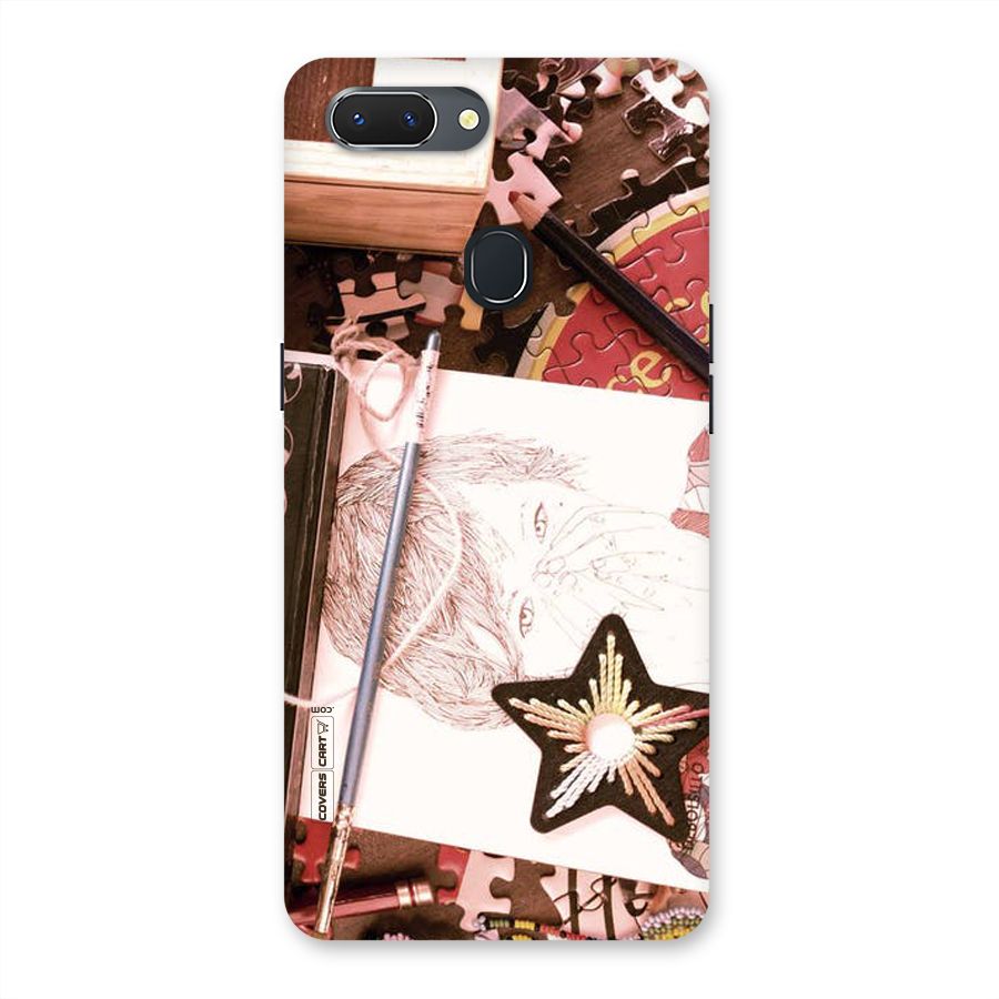 Artistic Messy Back Case for Oppo Realme 2