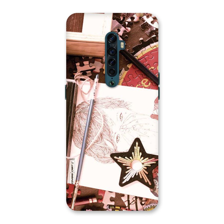 Artistic Messy Back Case for Oppo Reno2