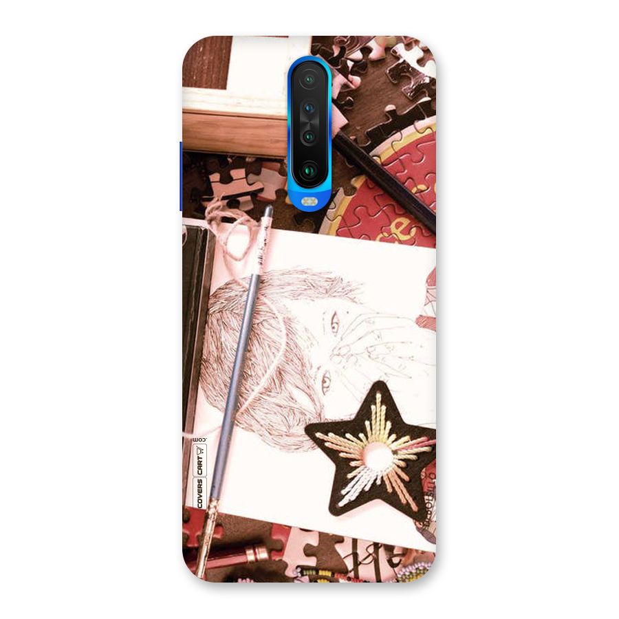 Artistic Messy Back Case for Poco X2