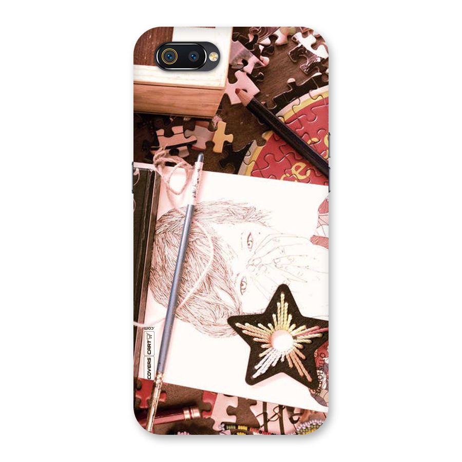 Artistic Messy Back Case for Realme C2