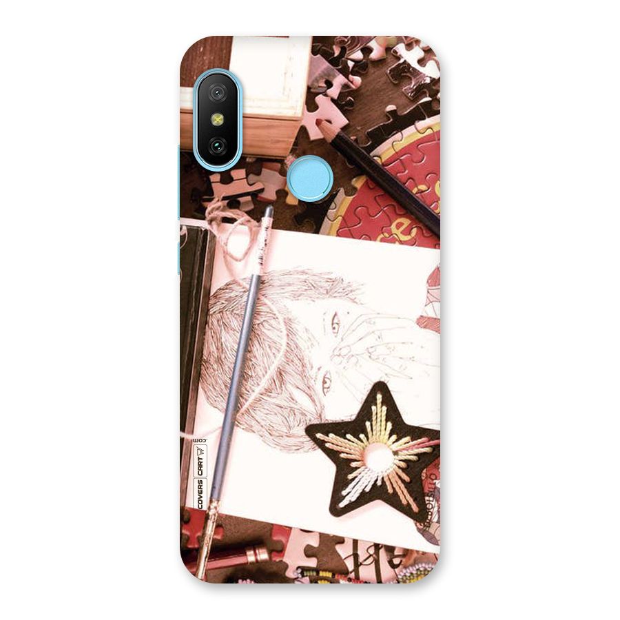 Artistic Messy Back Case for Redmi 6 Pro