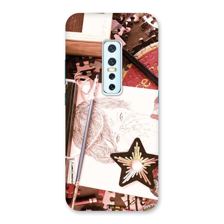Artistic Messy Back Case for Vivo V17 Pro
