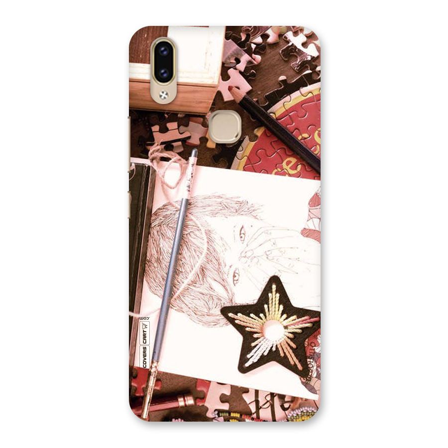 Artistic Messy Back Case for Vivo V9 Youth