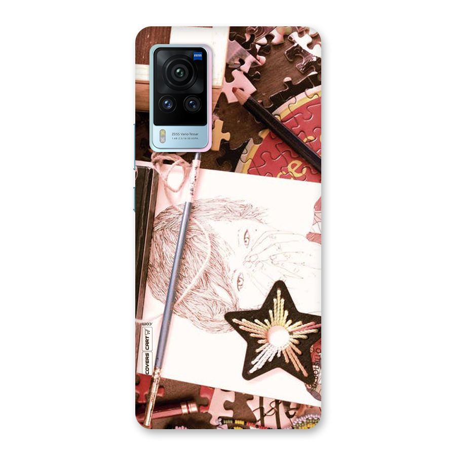 Artistic Messy Back Case for Vivo X60 Pro