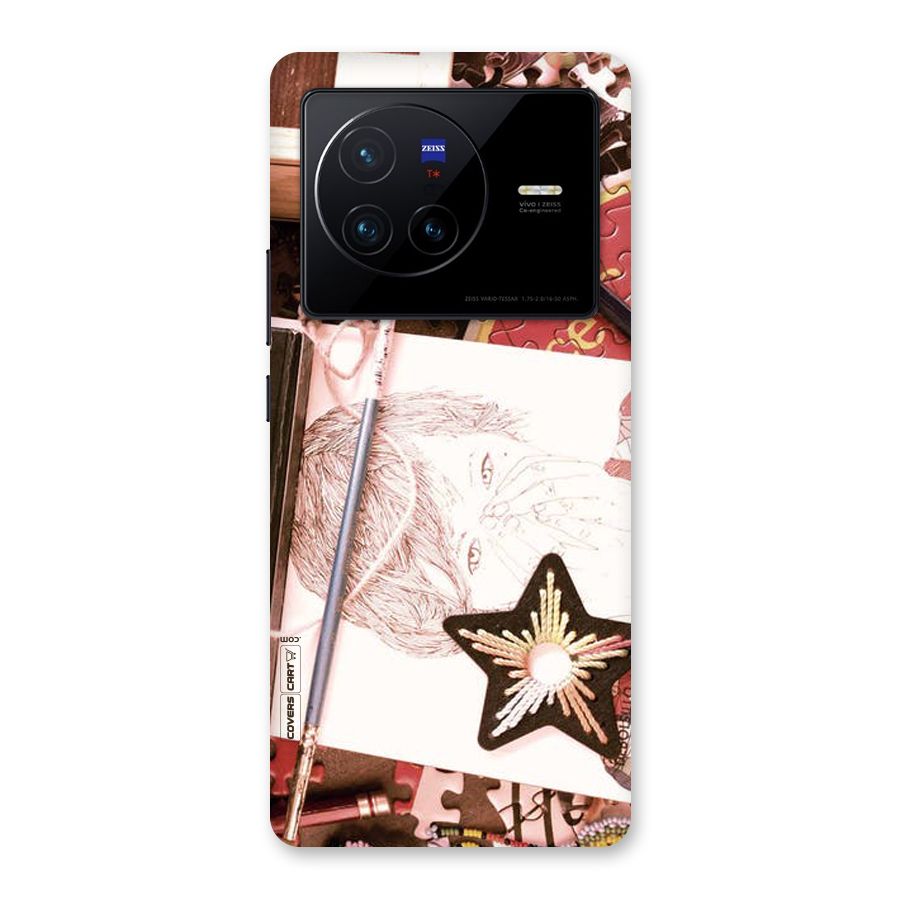 Artistic Messy Back Case for Vivo X80
