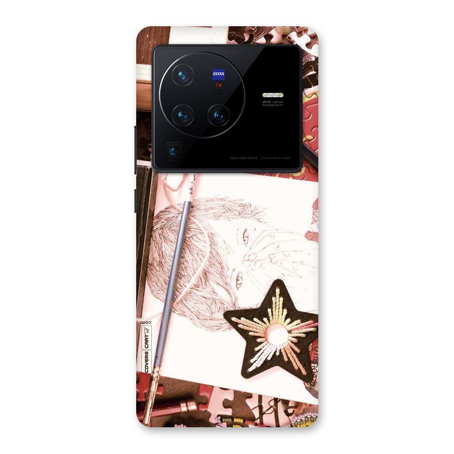 Artistic Messy Back Case for Vivo X80 Pro