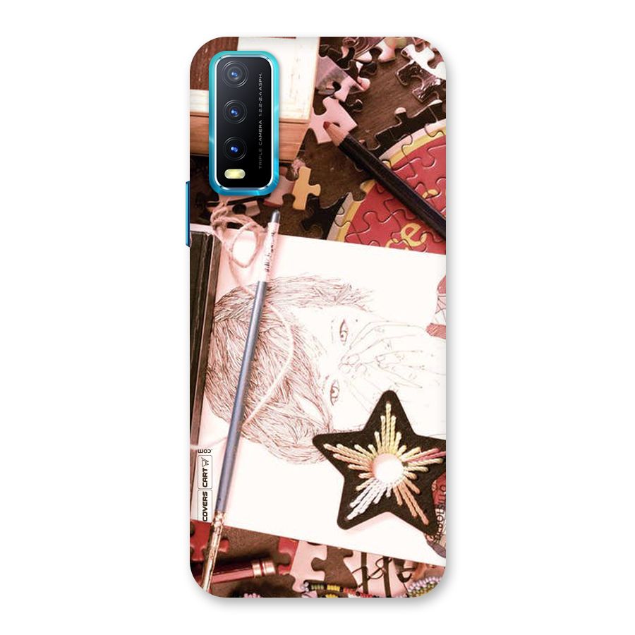 Artistic Messy Back Case for Vivo Y20G