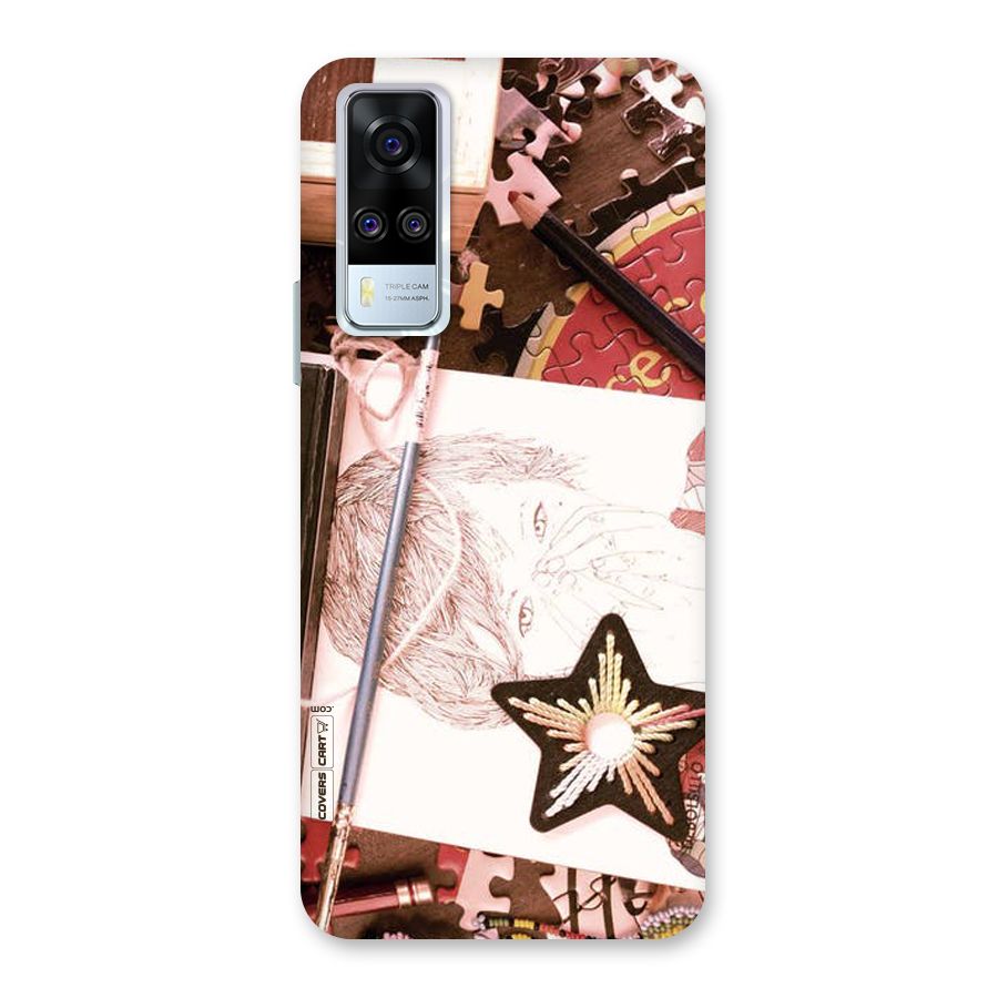 Artistic Messy Back Case for Vivo Y31